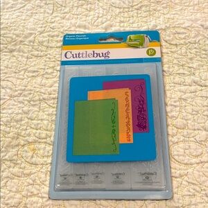 Cuttlebug Embossing borders 4-Piece Set NEW Organic Flourish for all your crafts